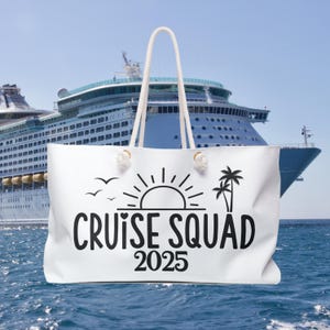 Cruise Squad Weekender Bag - Perfektes Gruppenkreuzfahrtgeschenk, Pool-Strandtasche, Kreuzfahrturlaub Essential, Reisetasche, Overnight Tote
