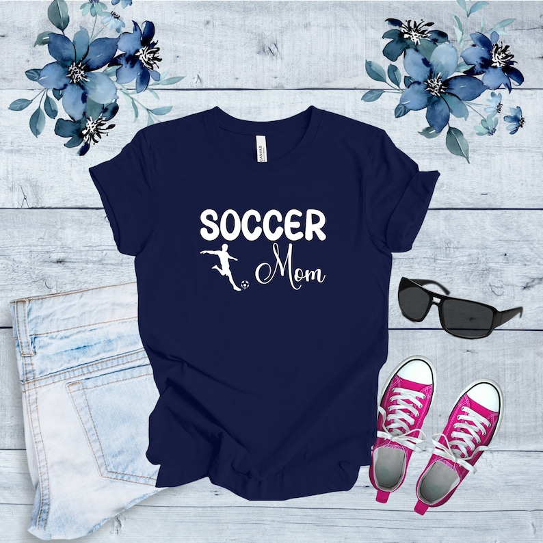 Soccer Mom Shirt, Peace, Love, Soccer Tshirt, Soccer Graphic T Shirt