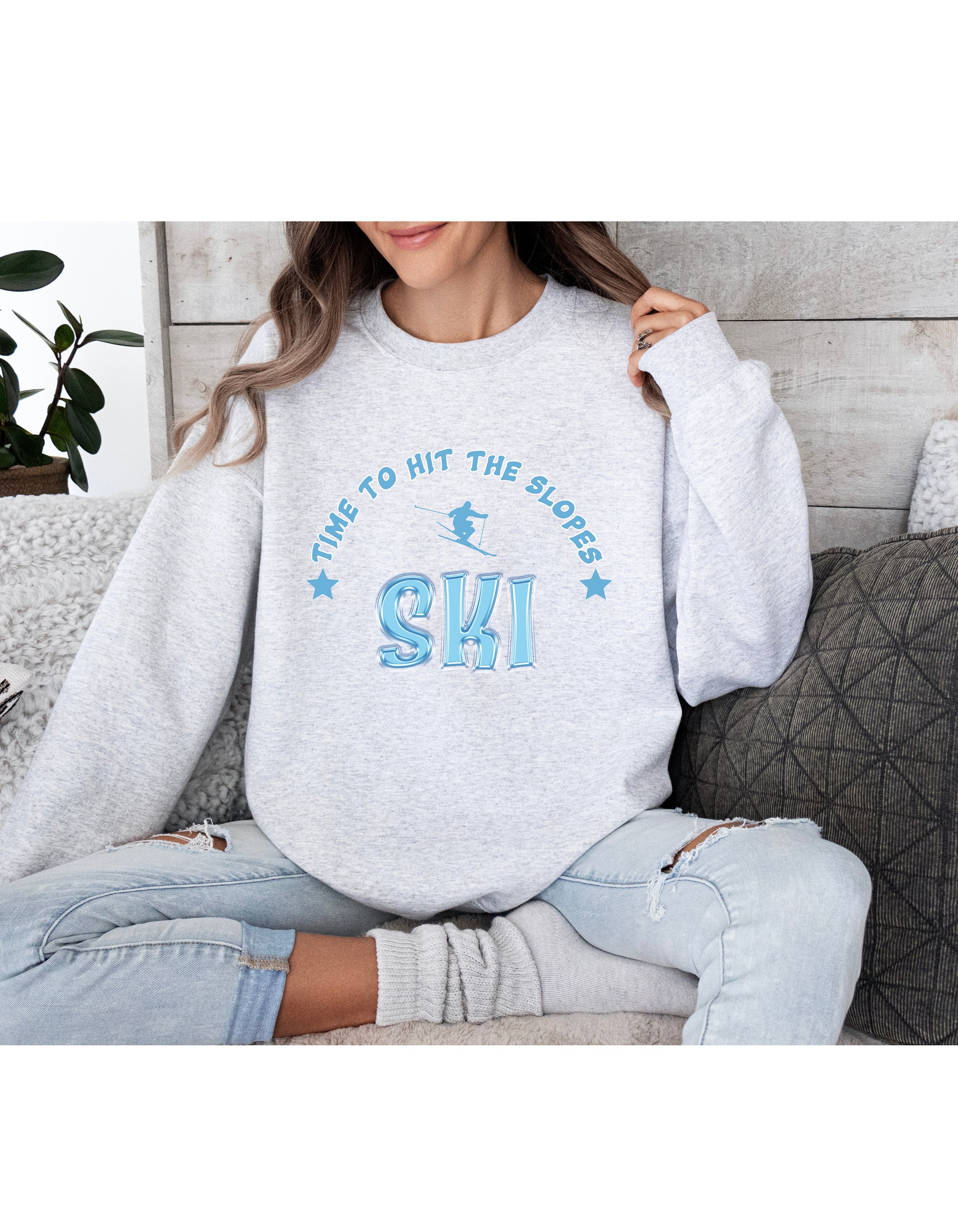 Tiefschnee Skier Sweatshirt (Unisex)