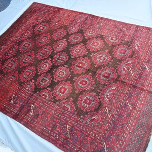 6&#39;x8&#39; ft Vintage Afghan Tribal Rug