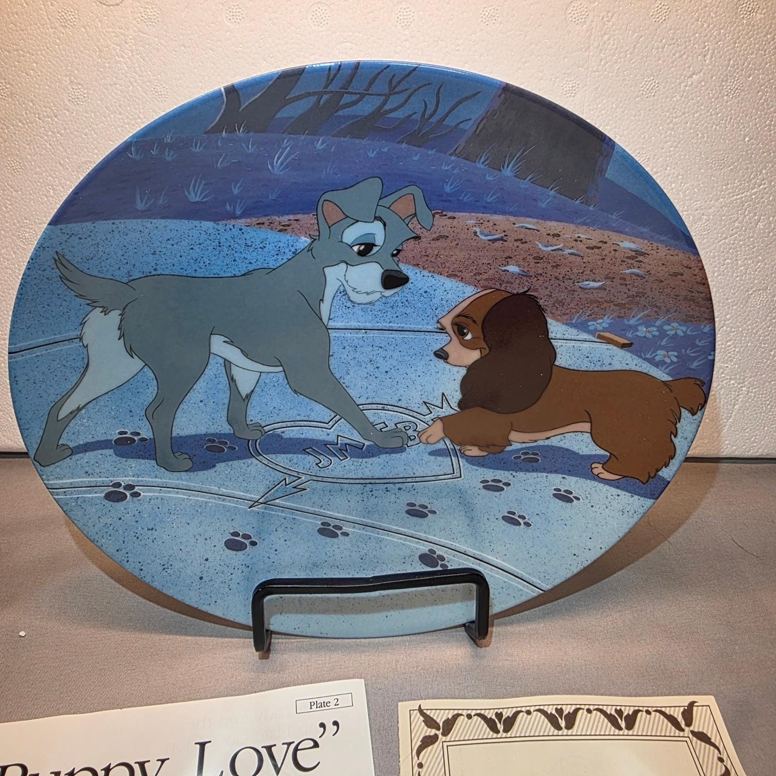 Lady and Tramp Plate - Etsy