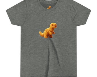 Roar-tastic Dino Nugget Kid&#39;s T-Shirt: Inspired by Adventurous Imagination!