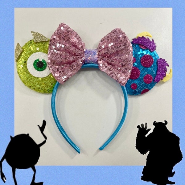 Monsters inc Disney inspired Mickey ears