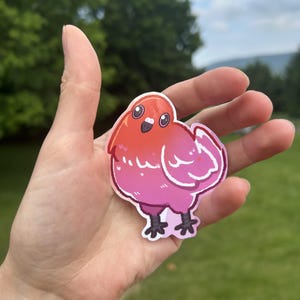 PRIDE PIGEONS - grand ensemble d'autocollants en vinyle - sticker/autocollant pour pare-chocs/autocollants oiseau arc-en-ciel - imperméable !