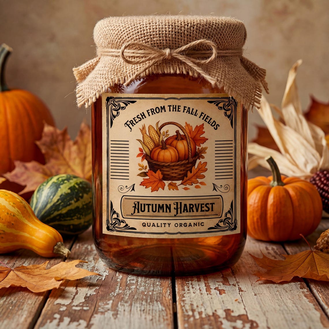 Fall Labels Printable,vintage Pumpkin Lables,autumn Labels Printable ...