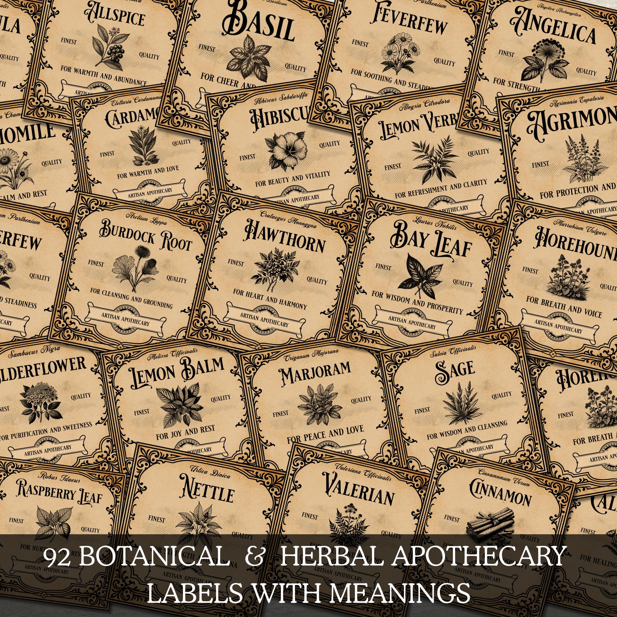 Old pharmacy labels - Etsy 日本