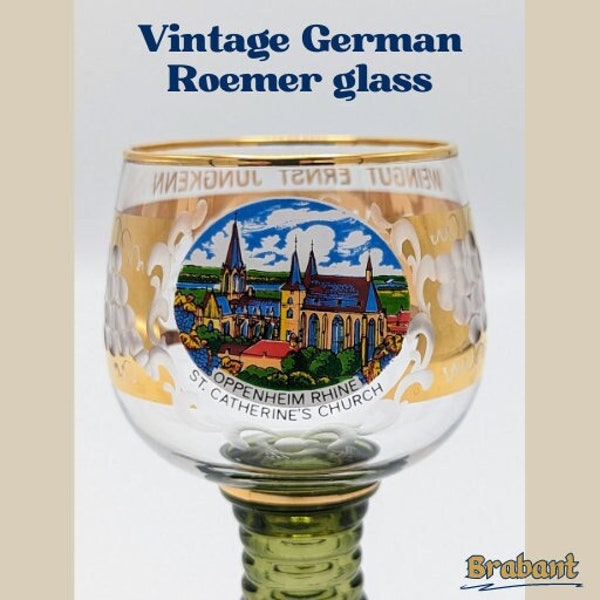 Vintage German Roemer Glass - Oppenheim