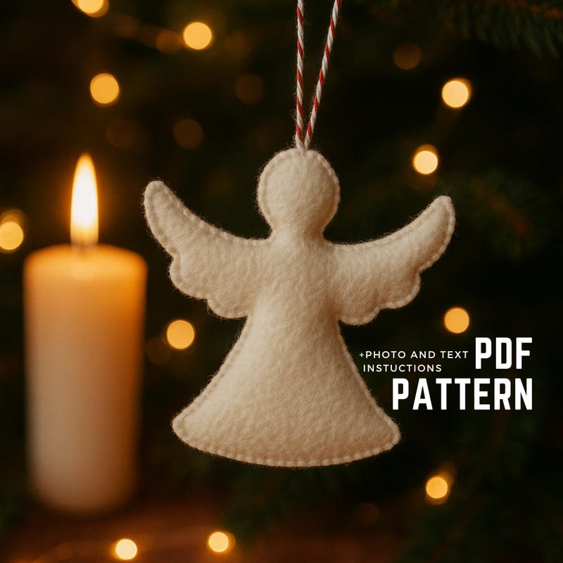 Felt Angel - Etsy