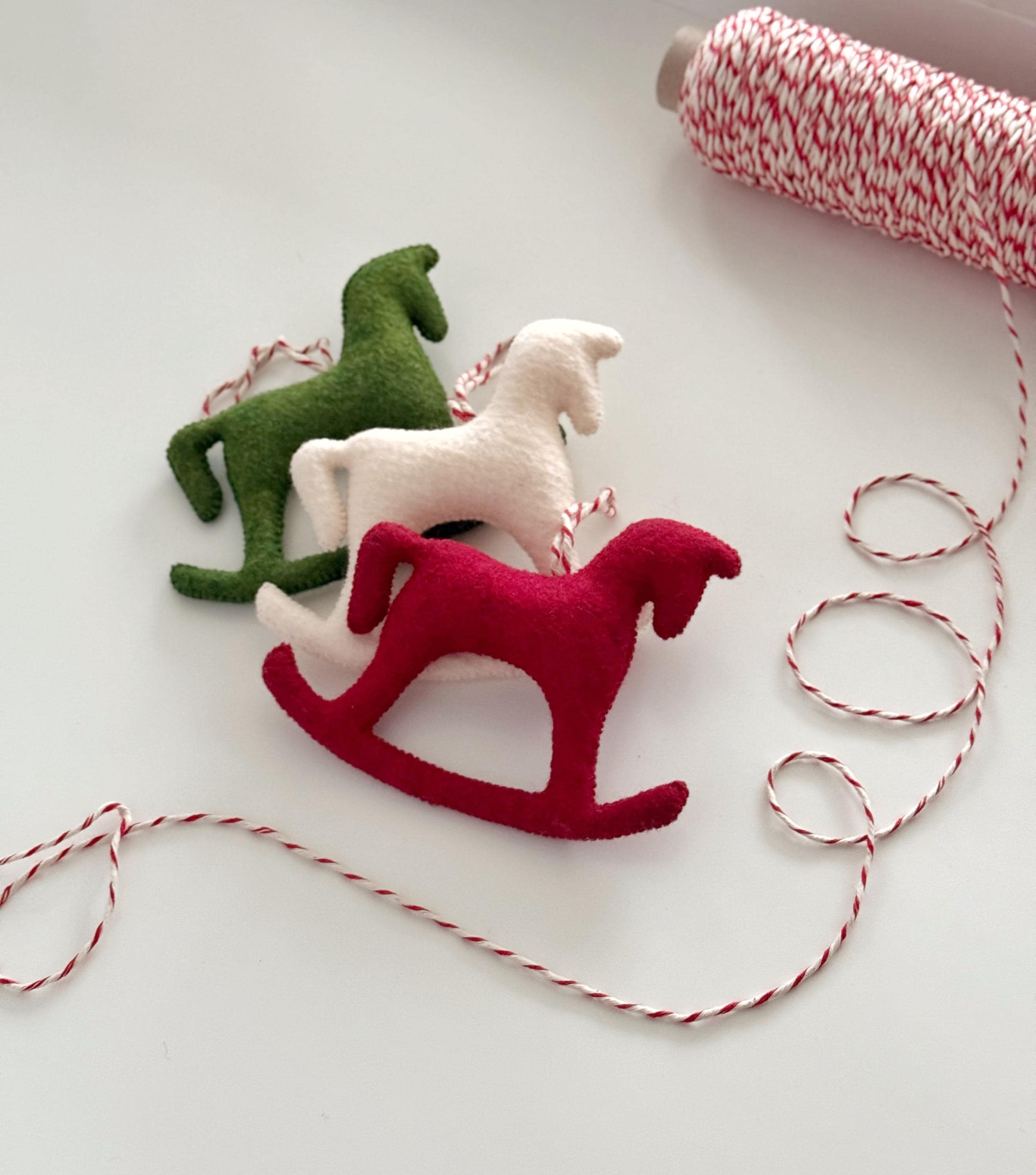 Christmas Ornament Rocking Horse PDF Pattern Sewing Christmas ...