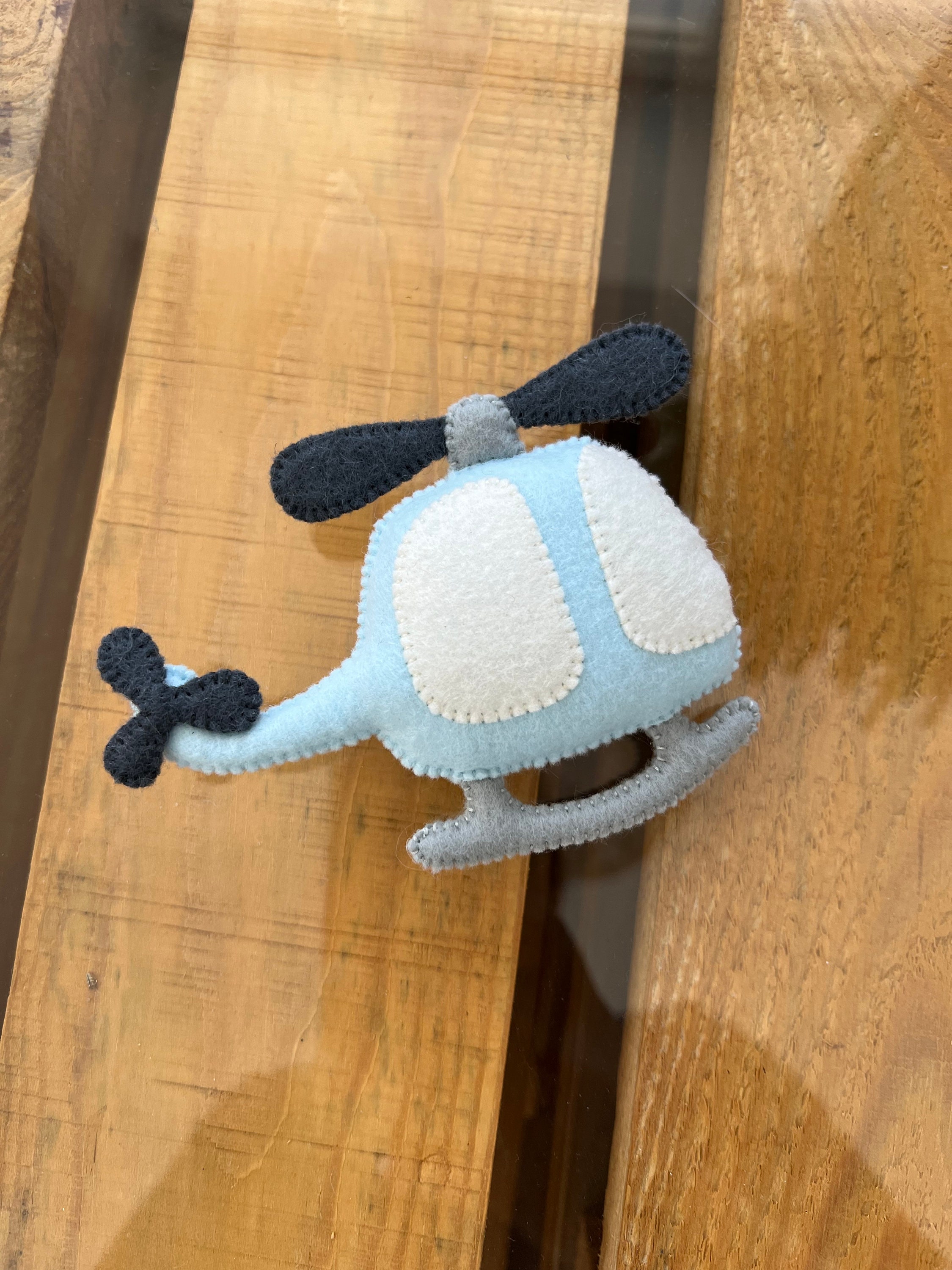 Digital Sewing Pattern Felt Helicopter PDF Pattern Felt Garland Boy