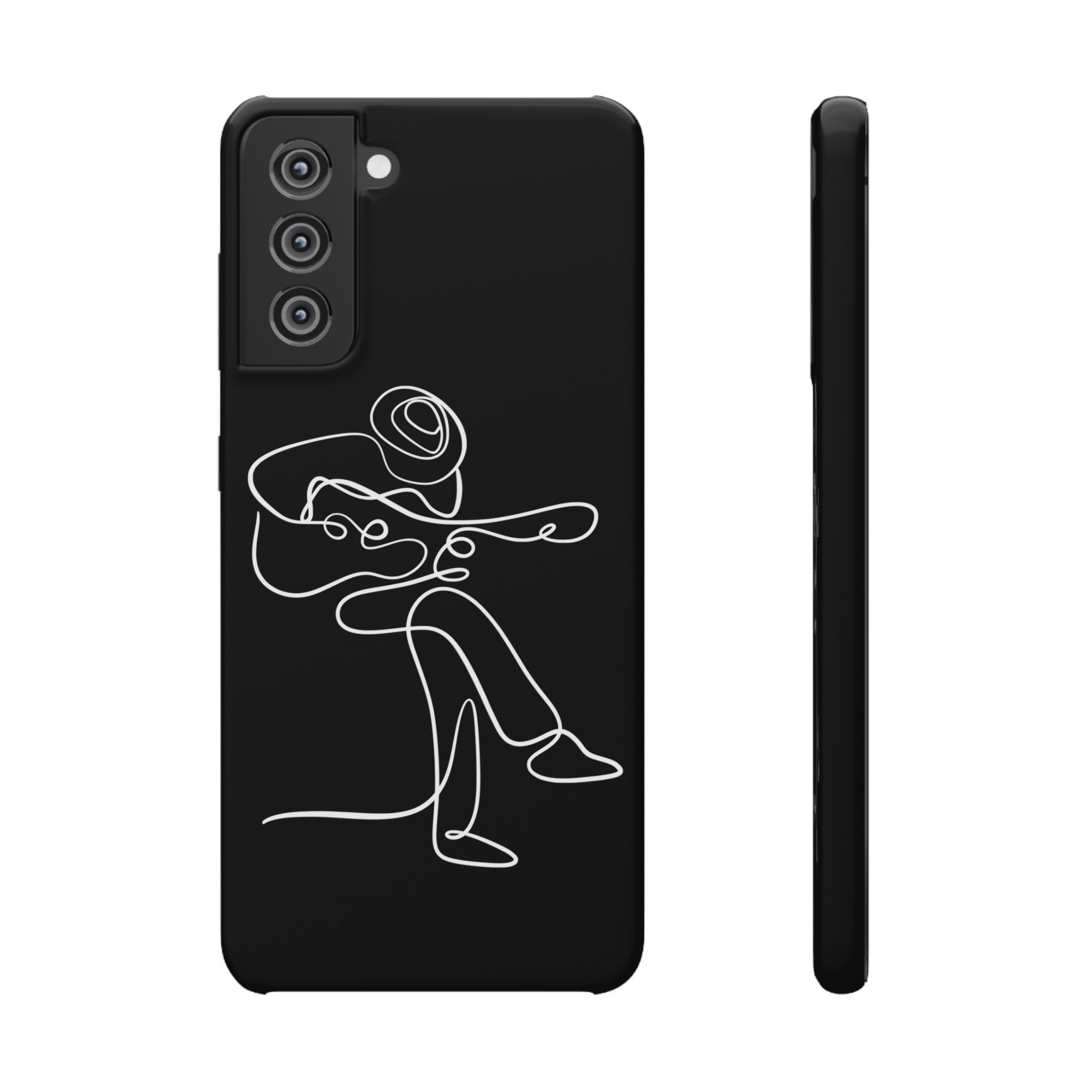 Acoustic Guitar Drawing Samsung Phone Case Cases Gifts for Guitarists
