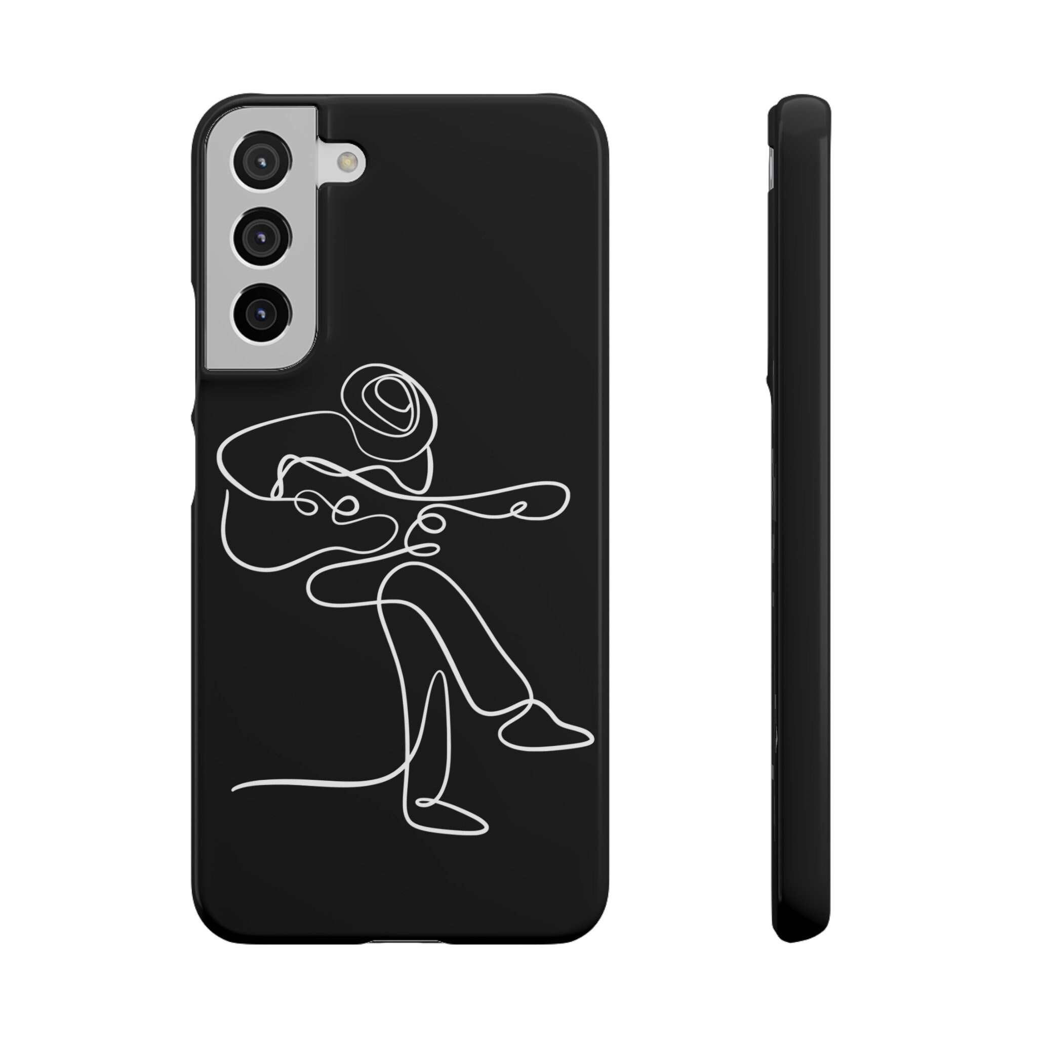 Acoustic Guitar Drawing Samsung Phone Case Cases Gifts for Guitarists