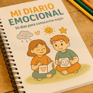 Spanish Emotional Regulation Journal For Kids, Feelings workbook PDF, Diario Emocional Infantil, ADHD digital Download,terapy tool