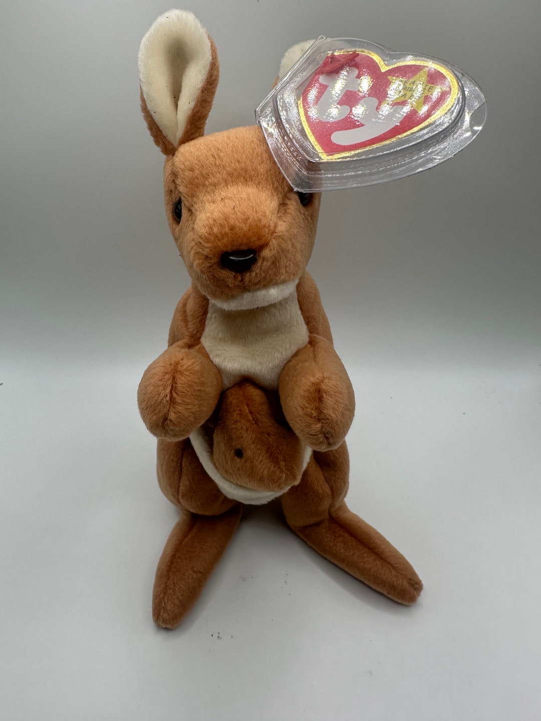 1996 Tybeanie Babies New Pouch the Kangaroo Tiny Baby Etsy