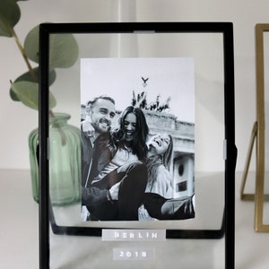 personalized picture frame with floating effect image 4