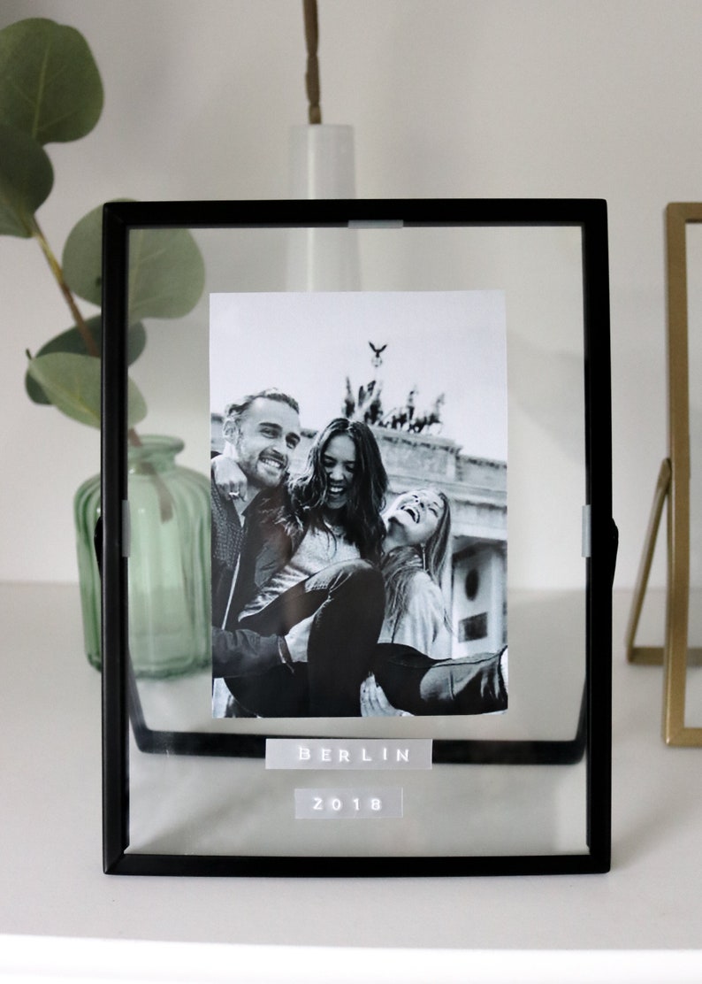 personalized picture frame with floating effect image 4