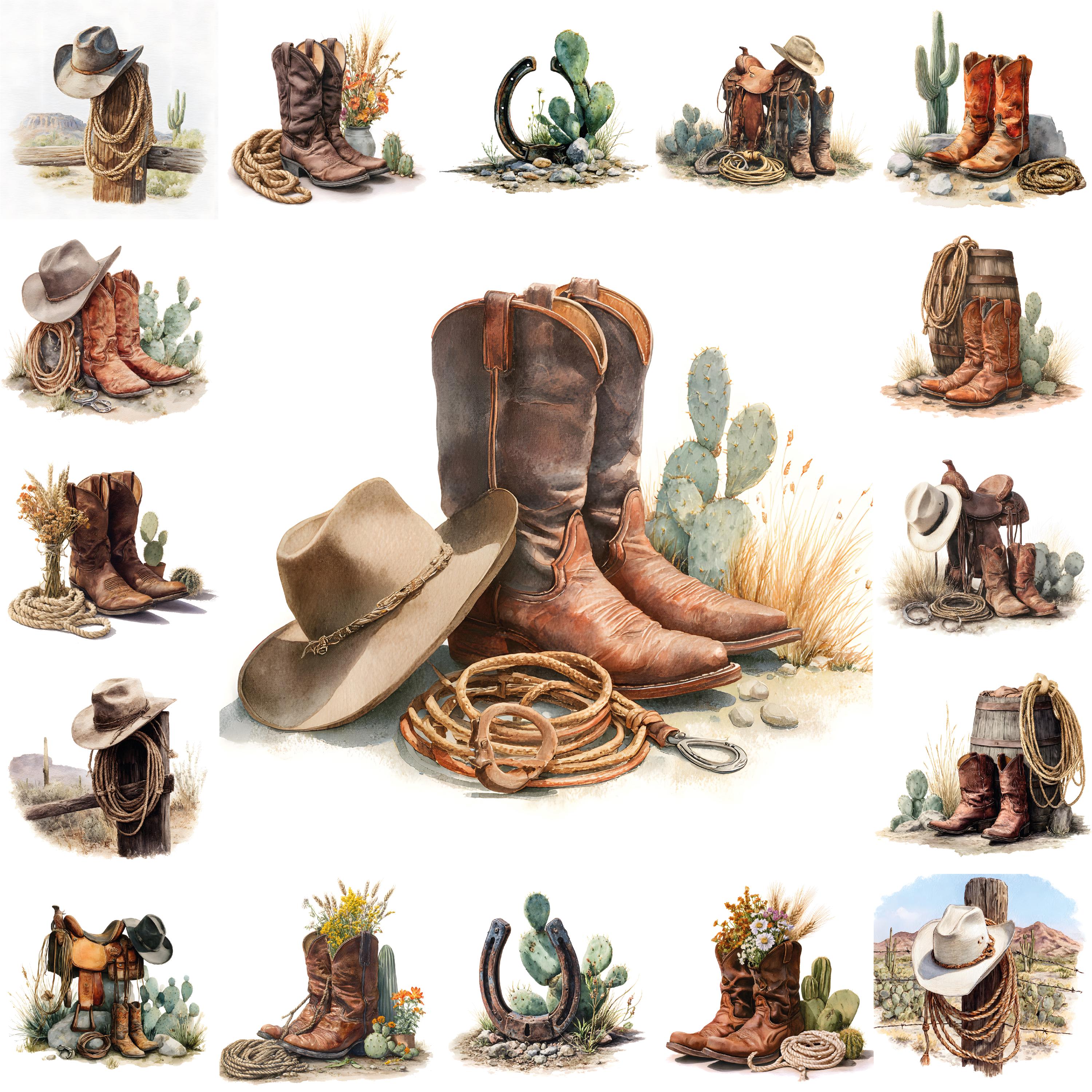 Cowboy boots card - Etsy België, image size:3000x2999