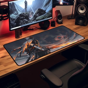 Dark Souls-bureaumat, XXL-muismat bureaumat, gamemuismat, gamingtoetsenbordmat, mousepad, gamingmuismat, gamercadeau voor hem