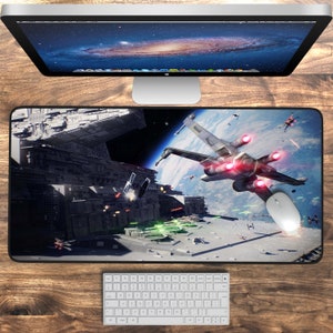 Sci-Fi Extra Large Mouse Pad, Starwars Desk Mat Mousepad XL, Mouse Mat, Desk Pad, Starwars Keyboard Mat, Gaming Desk Pad, Deskmat Deskpad