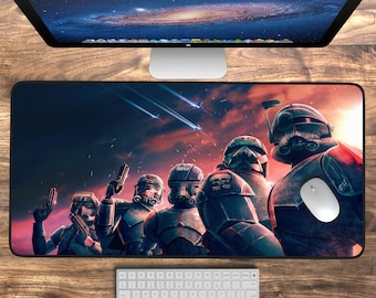 Stormtroopers Desk Mat, Gaming Desk Pad, Starwars Keyboard Mat, Sci-Fi Extra Large Mouse Pad, Mouse Mat, Desk Pad, Mousemat, Deskmat Deskpad