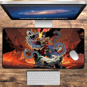 Hades Large Desk Pad, Desk Mat Game Mouse Pad, Gaming Keyboard Mat Pad, Mousepad, Gaming Mouse Mat, XXL Mouse Pad, Gamer Gift For Him