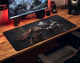 Dark Souls XXL Desk Mat, Mouse Pad Desk Pad, Game Mouse Pad, Gaming Keyboard Mat Pad, Mousepad, Gaming Mouse Mat, Gamer Gift For Him