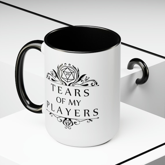 Sweet & Salty 'Tears Of My Players' RPG Mug - 15oz Funny D&D Gift For Dungeon Masters - View #6