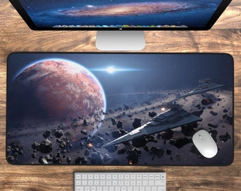 Star Destroyer Desk Mat, Starwars Keyboard Mat, Sci-Fi Extra Large Mouse Pad, Mouse Mat, Desk Pad, Gaming Desk Pad, Mousemat Deskmat Deskpad