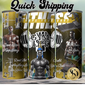 fitness tumbler gym tumbler 20 oz skinny tumbler workout tumbler, gym lover gift fitness motivation fitness water bottle, Black Friday Deals