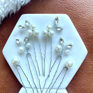 pearl hair pins