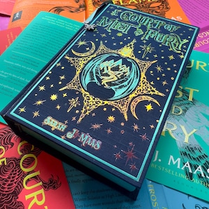 Custom Rebind of A Court of Mist and Fury ACOMAF by Sarah J. Maas SJM
