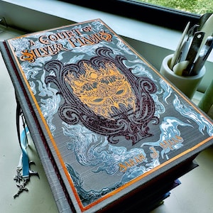 Custom Rebind of A Court of Silver Flames ACOSF by Sarah J. Maas SJM