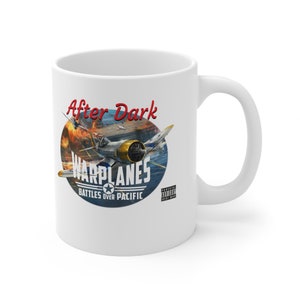 Warplanes After Dark Ceramic Mug 11oz
