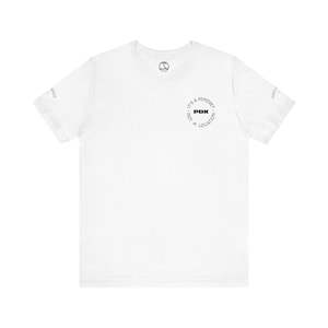 PDX Mindset Unisex Tee, Oregon Graphic Top, Portland Gift Shirt, Personalized T-Shirt, Oregon Apparel