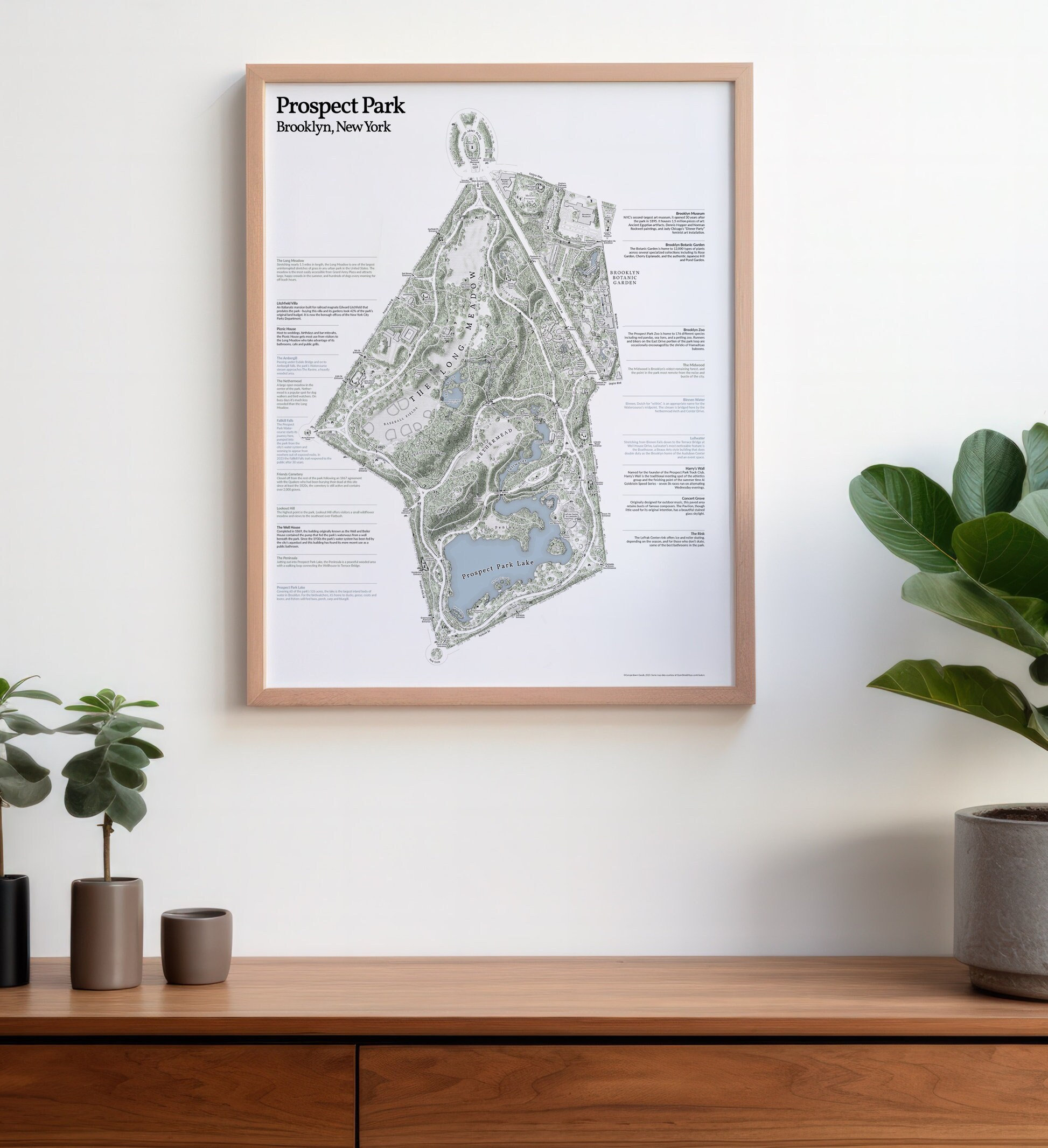 Prospect Park Map