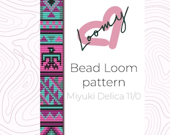 Donnervogel-Perlen-Webstuhl-Muster - Native Armband Design (PDF-Muster)
