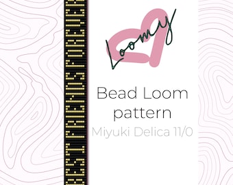 BFF Perlen Loom Armband Muster - Miyuki Delica 11/0 (PDF Muster)