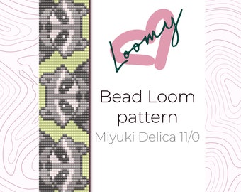 Miyuki Delica 11/0 Waschbär Armband-Muster (PDF Muster)