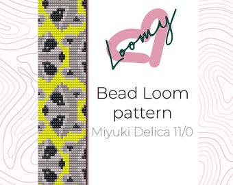 Miyuki Delica 11/0 Waschbär Armband-Muster (PDF Muster)