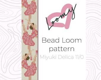 Ballerina Bead Loom Bracelet Pattern – Miyuki Delica 11/0 (PDF Pattern)