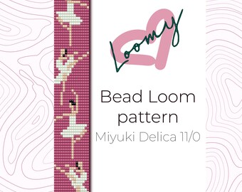 Ballerina Bead Loom Armband Muster - Miyuki Delica 11/0 (Digitaler Download)