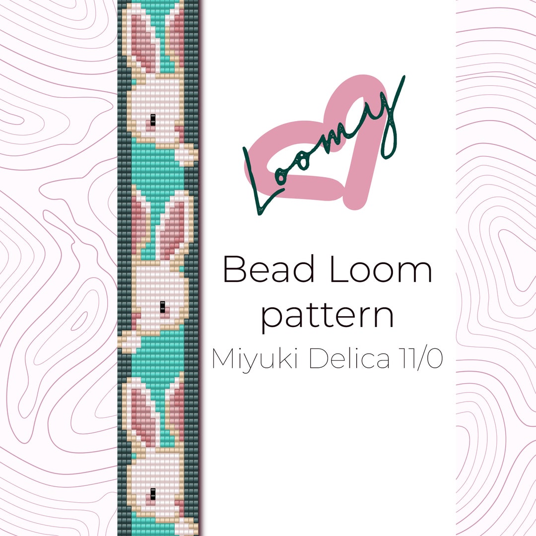 Curious Rabbit - Bead Loom Pattern - Loom Bracelet Pattern - Loom ...