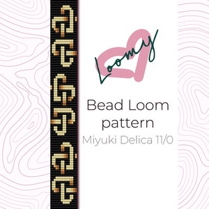 Celtic Knot Loom Bracelet Pattern – Miyuki Delica 11/0 (PDF Pattern)