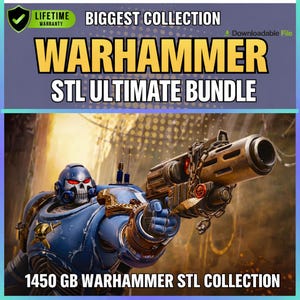 Warhammer 40K STL Mega Pack – Space Marines, Chaos, Tyranids, Terrain & Armeen Bundle – Ultimative Warhammer STL Sammlung