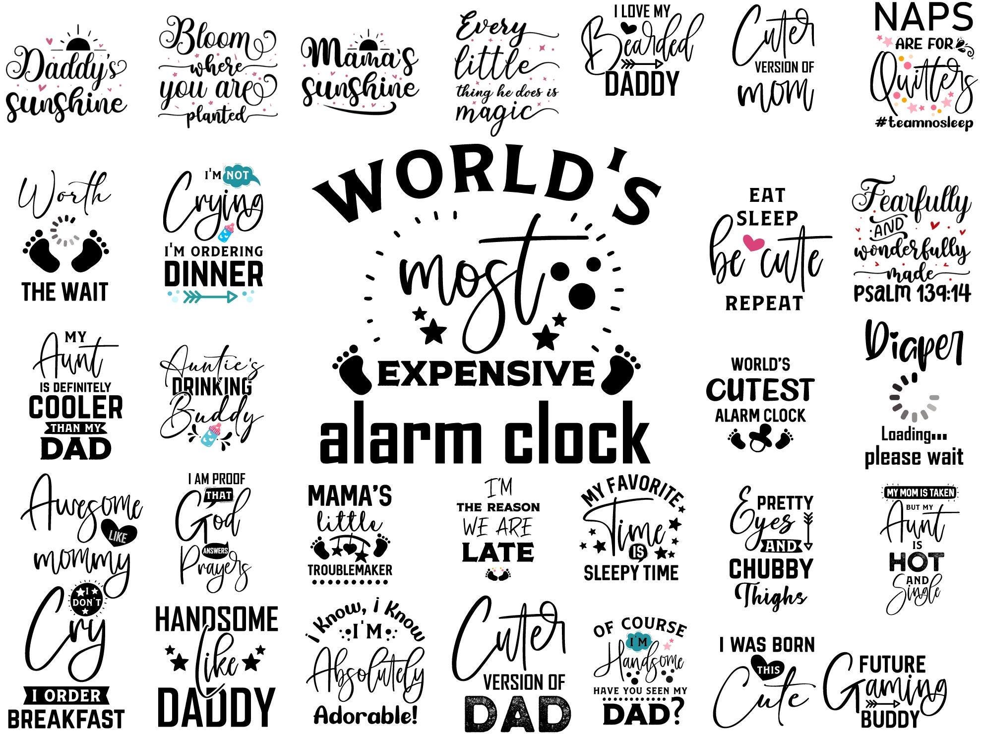 Baby SVG Bundle: Funny Newborn Quotes (svg, Png, Dxf, Eps) - Etsy