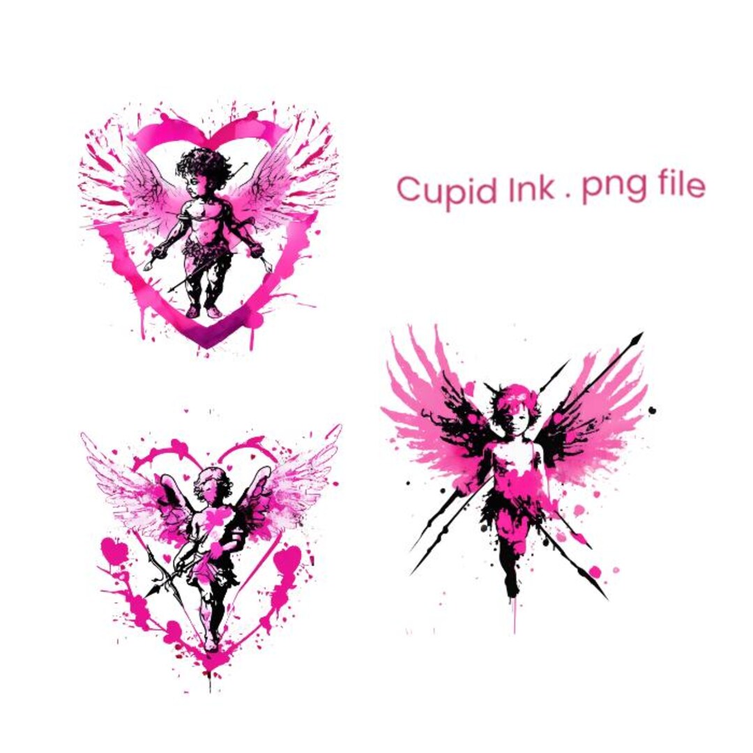 Kupid Ink CLIP ART Cupid Ink Blot - Etsy