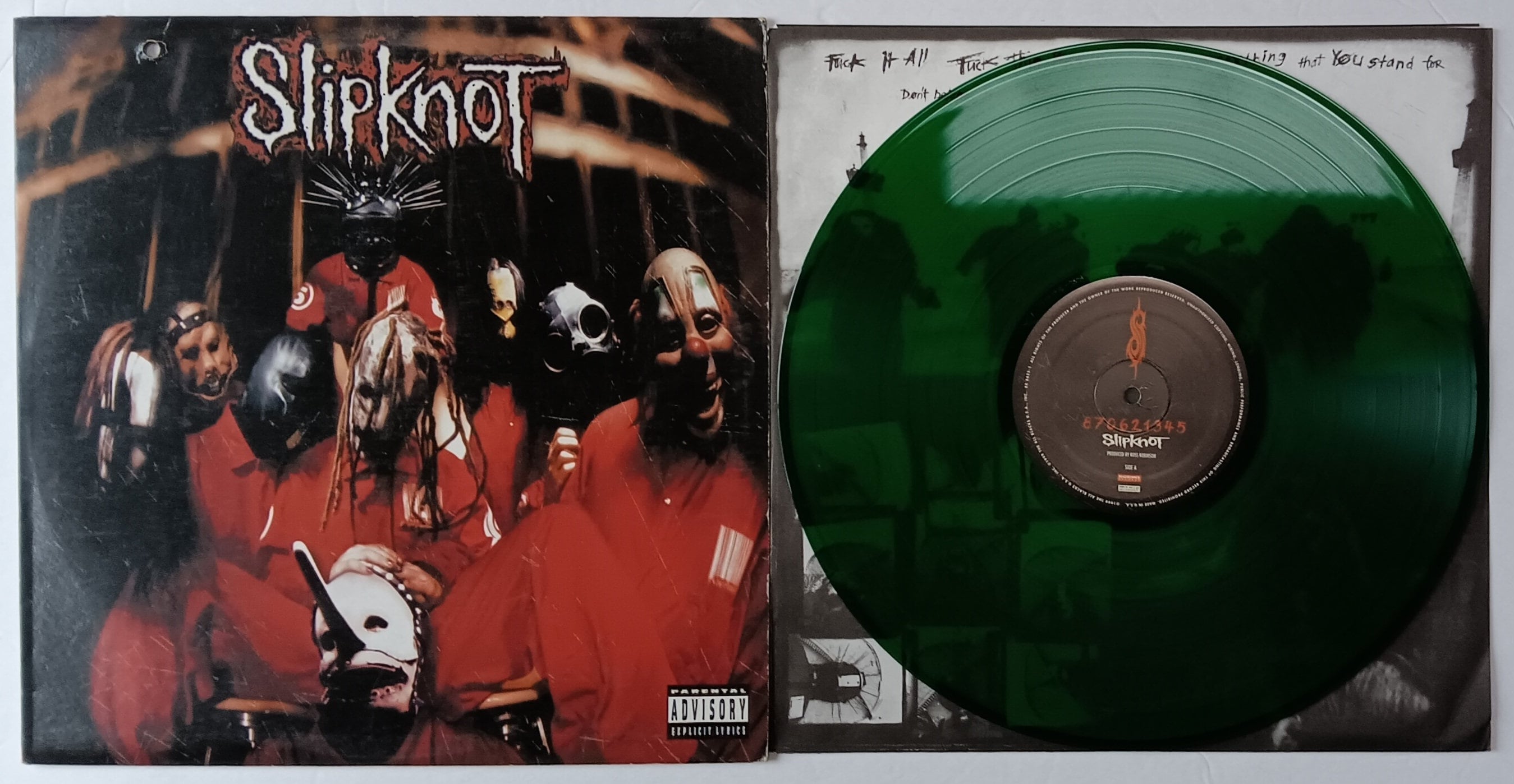 1999 Slipknot – [slipknot] - Slime Green Vinyl LP! - Etsy
