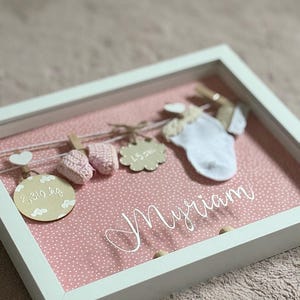 Cadre naissance personnalisé pour bébés & enfants