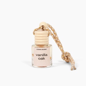 Vanilla Oak Scented Car Diffuser: Hanging Air Freshener
