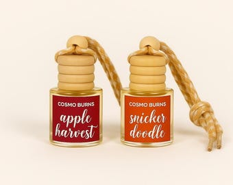 Fall Scent Car Diffuser: Snickerdoodle & Apple Harvest